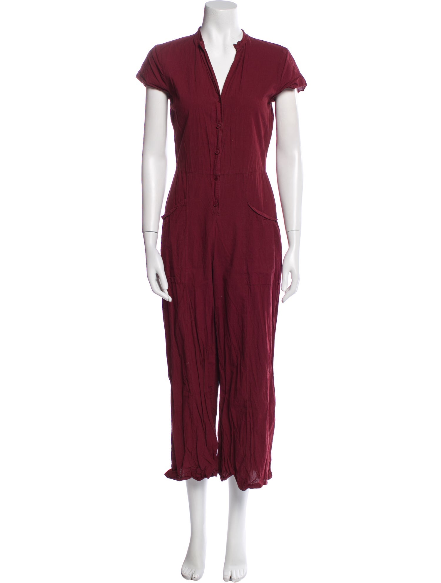 LACAUSA V-Neck Jumpsuit