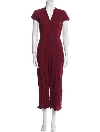 LACAUSA V-Neck Jumpsuit
