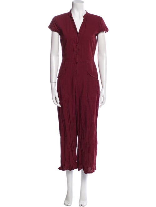 LACAUSA V-Neck Jumpsuit