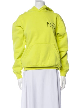 Local Authority Graphic Print Mock Neck Hoodie