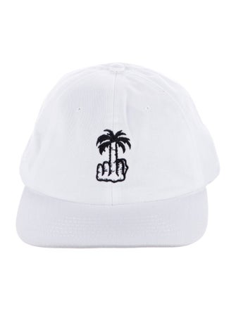 Local Authority white pattern print baseball cap