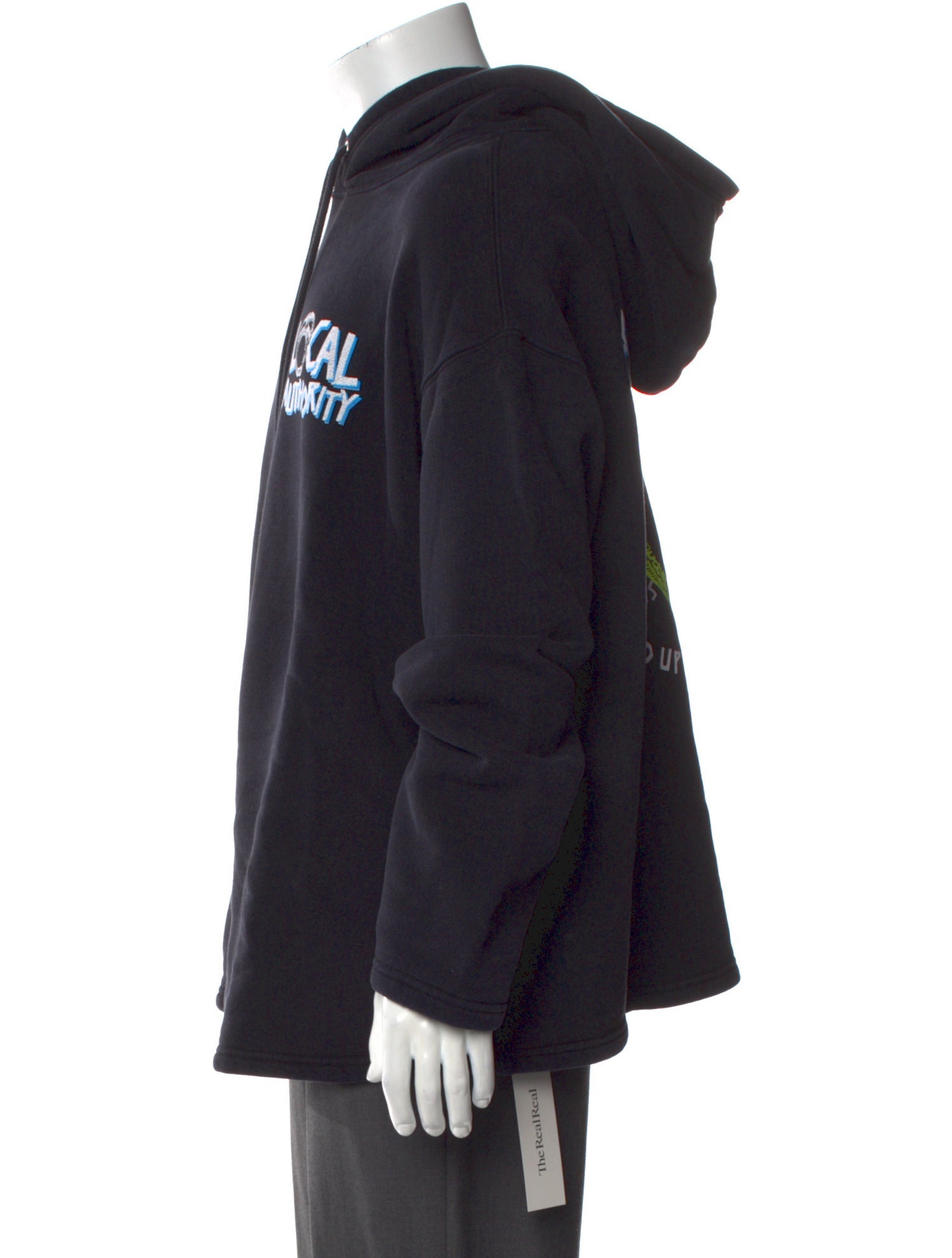 Local Authority Graphic Print Crew Neck Hoodie