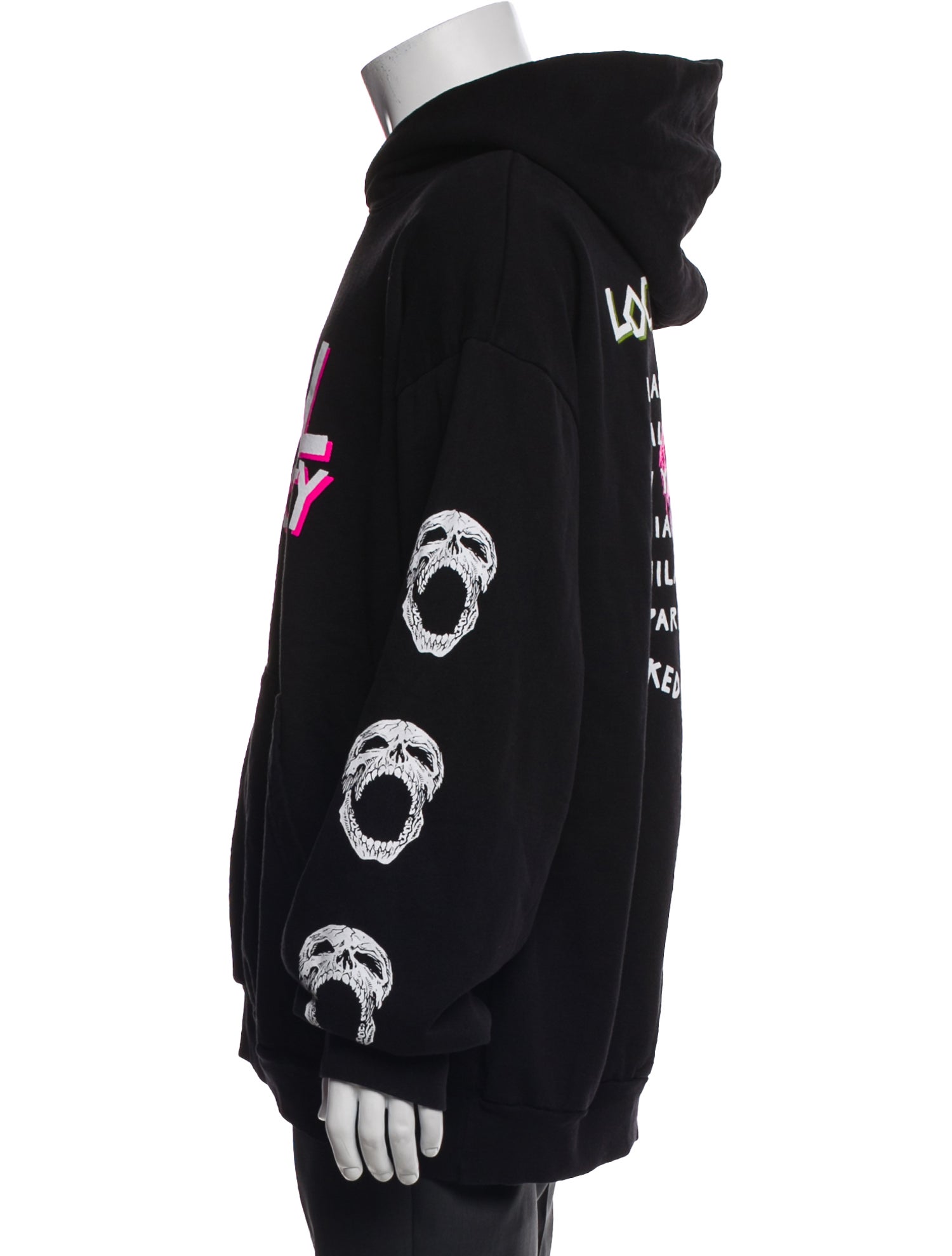 Local Authority Graphic Print Crew Neck Hoodie