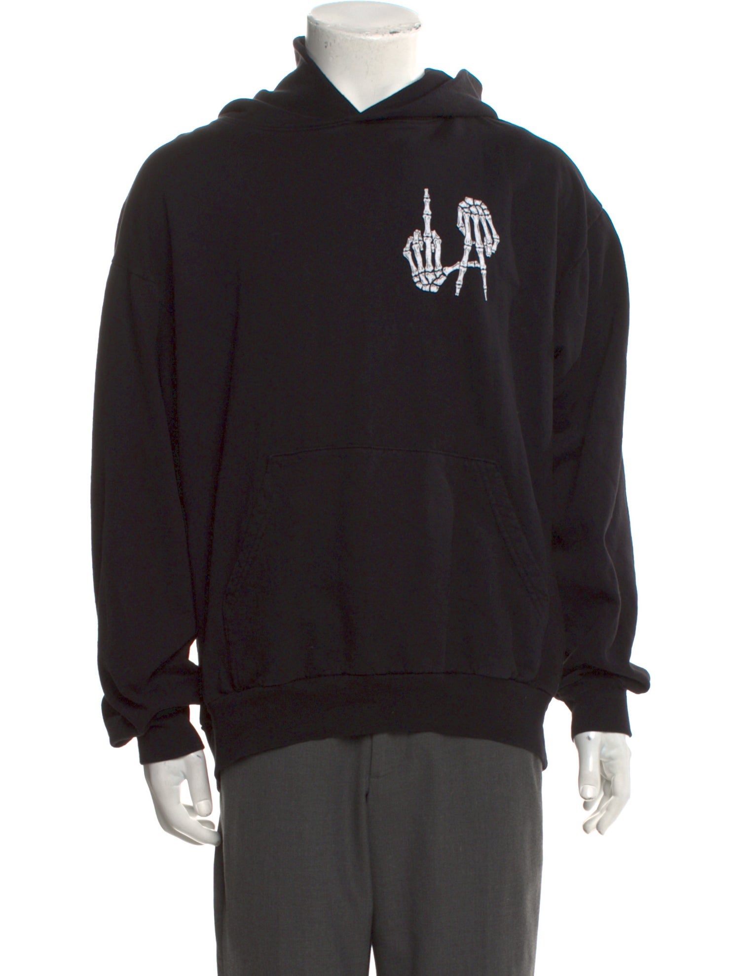 Local Authority Graphic Print Crew Neck Hoodie