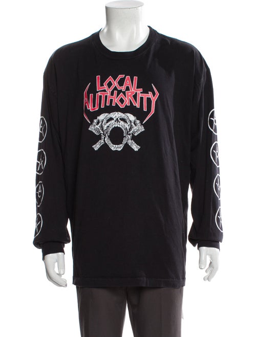 Local Authority Graphic Print Crew Neck T-Shirt