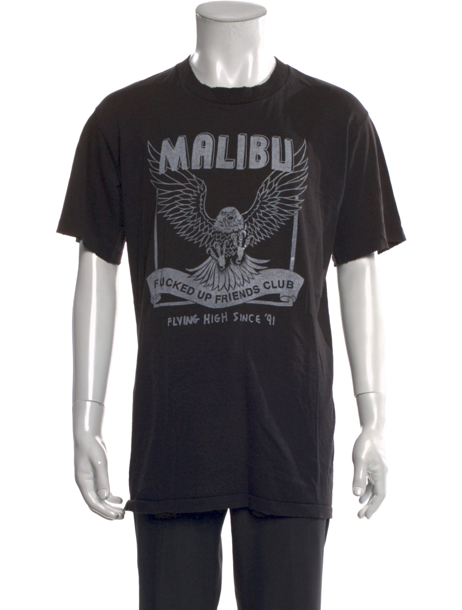 Local Authority Graphic Print Crew Neck T-Shirt