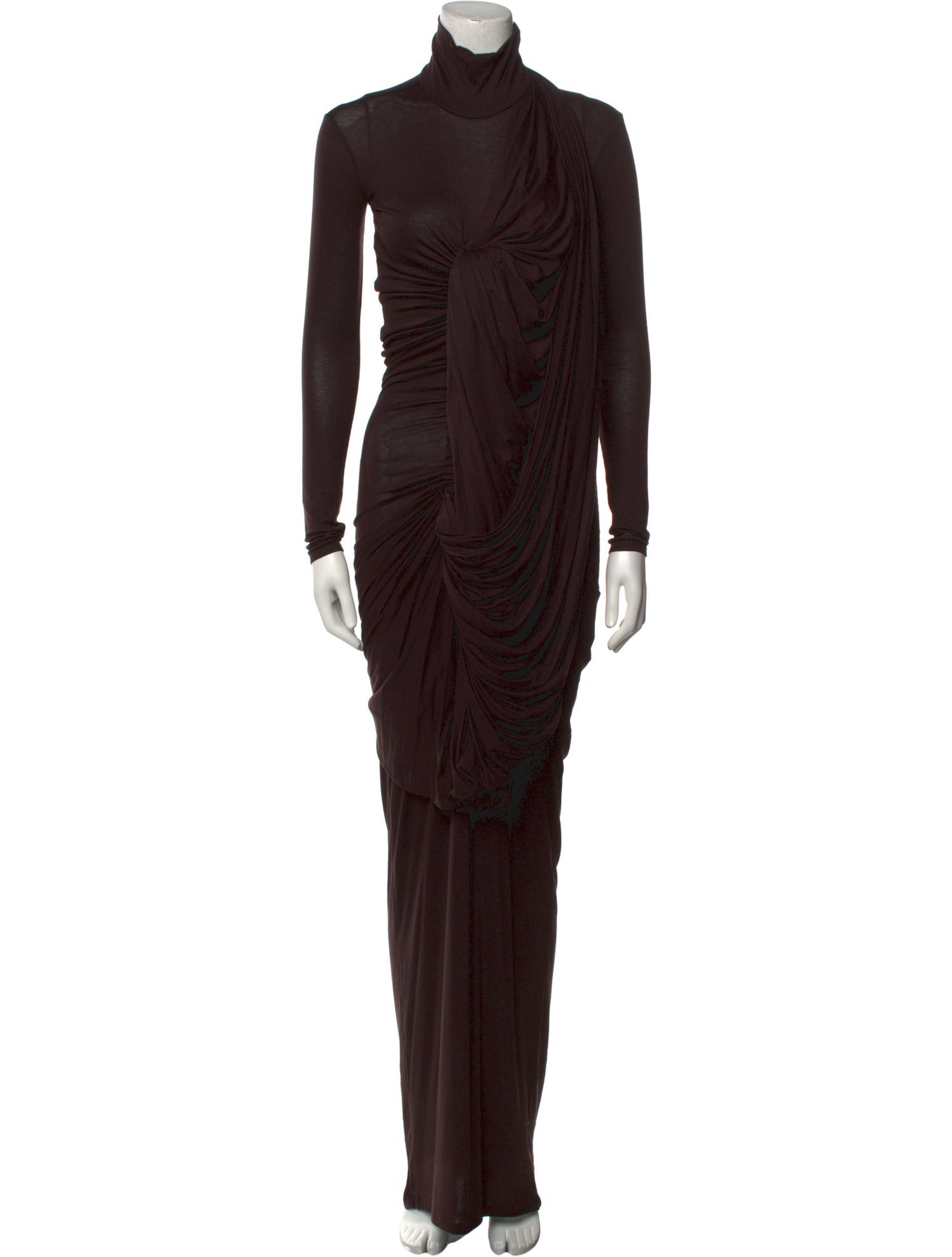 Lado Bokuchava Turtleneck Long Dress