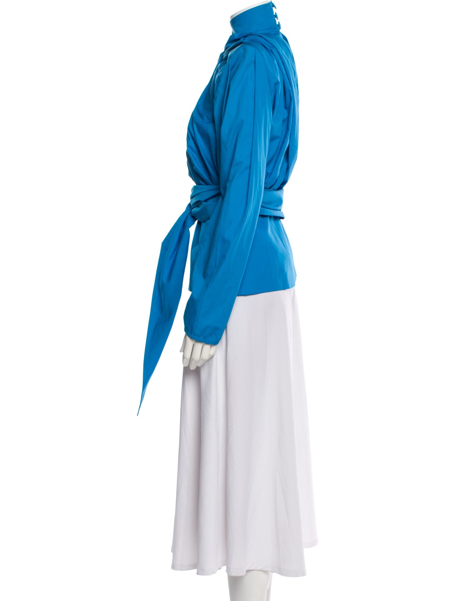 Lado Bokuchava Wool Mock Neck Top