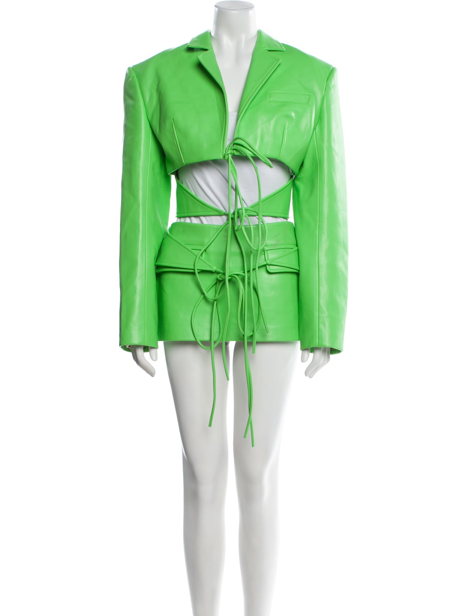 Lado Bokuchava Cutout Accent Skirt Set