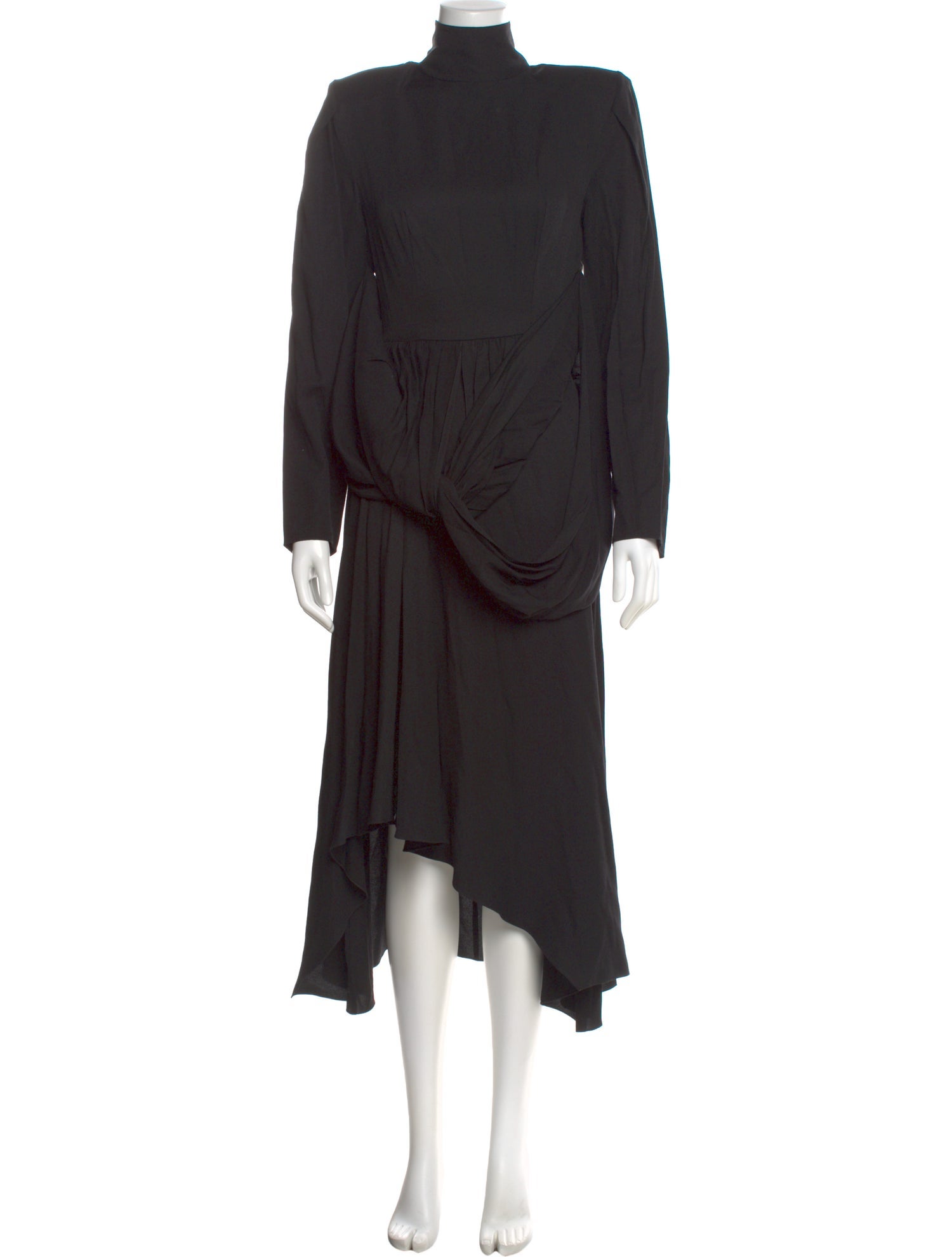 Lado Bokuchava Turtleneck Long Dress