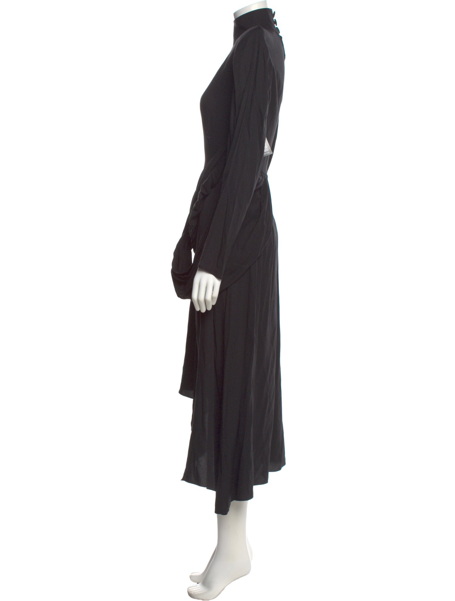 Lado Bokuchava Turtleneck Long Dress