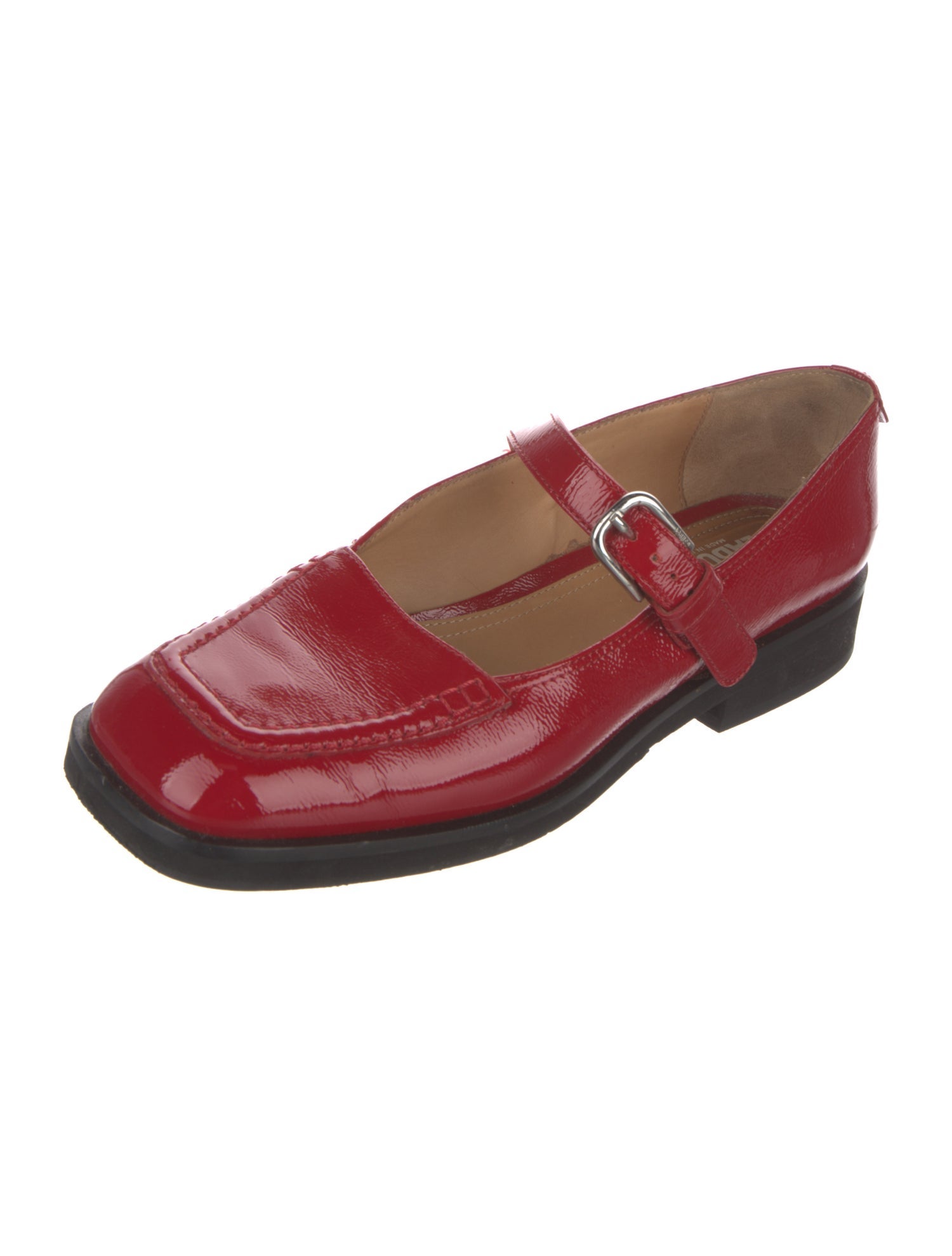 Labucq Leather Mary Jane Flats
