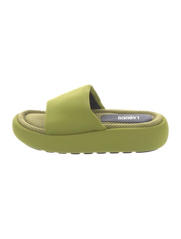 Labucq Sandals Nylon Mesh Accents Slides Us7, It37 | 7