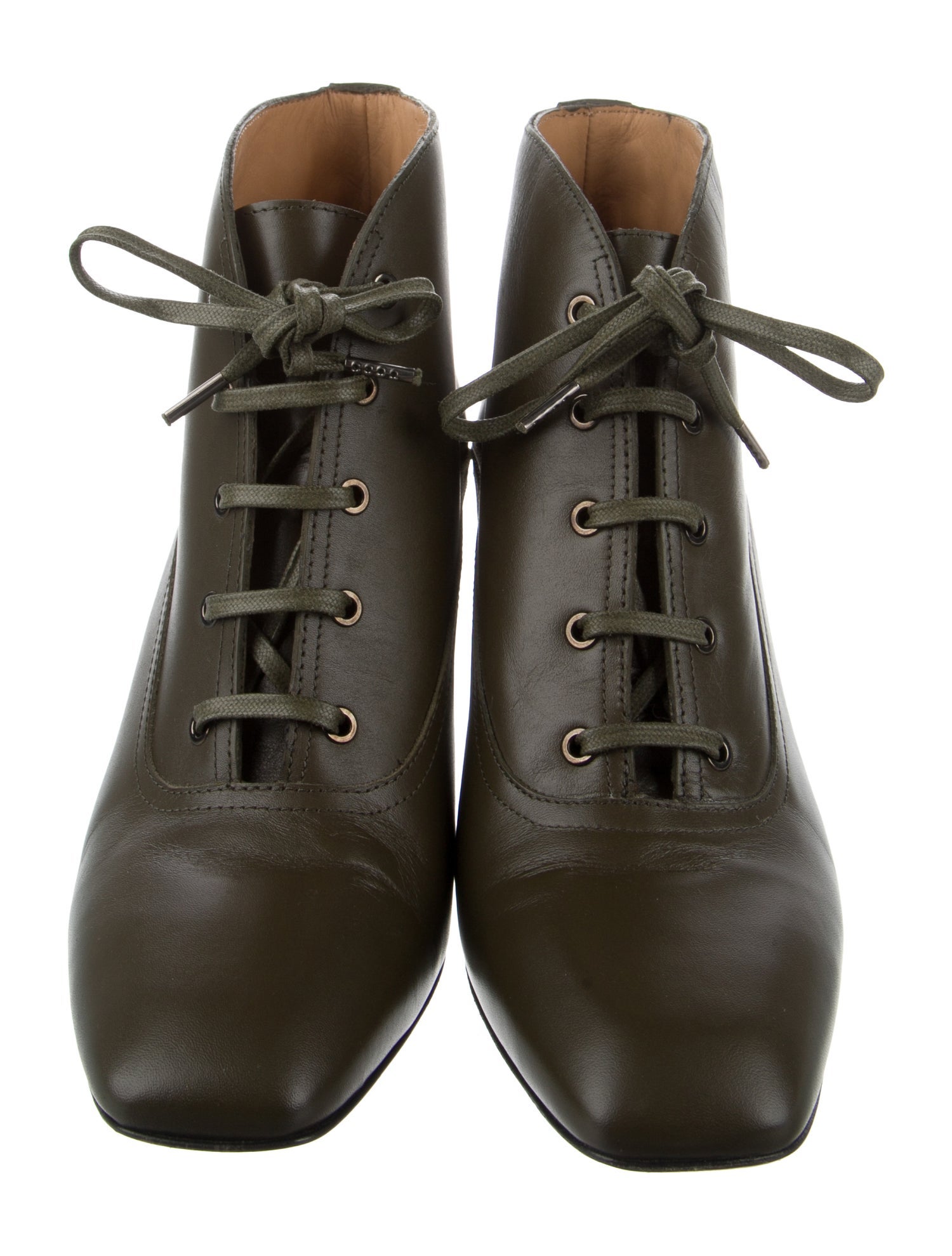 Labucq Leather Lace-Up Boots