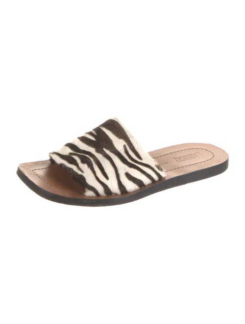 Labucq Ponyhair Animal Print Slides