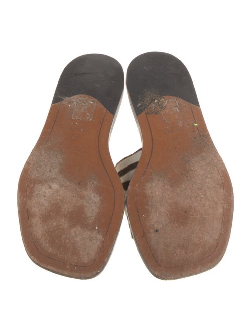 Labucq Ponyhair Animal Print Slides