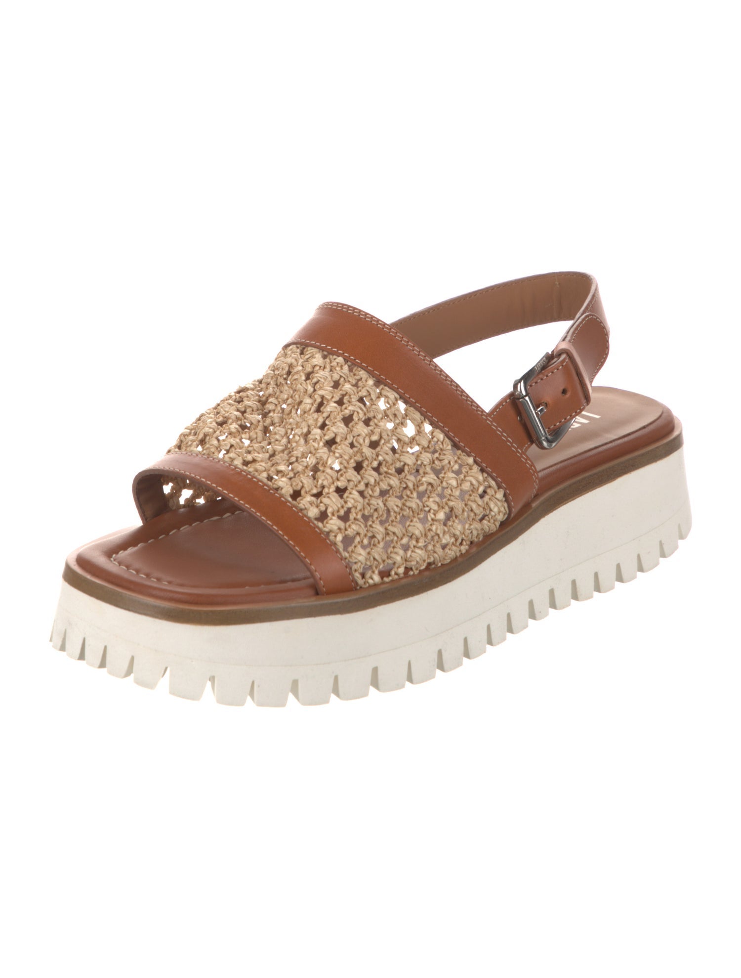 Labucq Leather Slingback Sandals