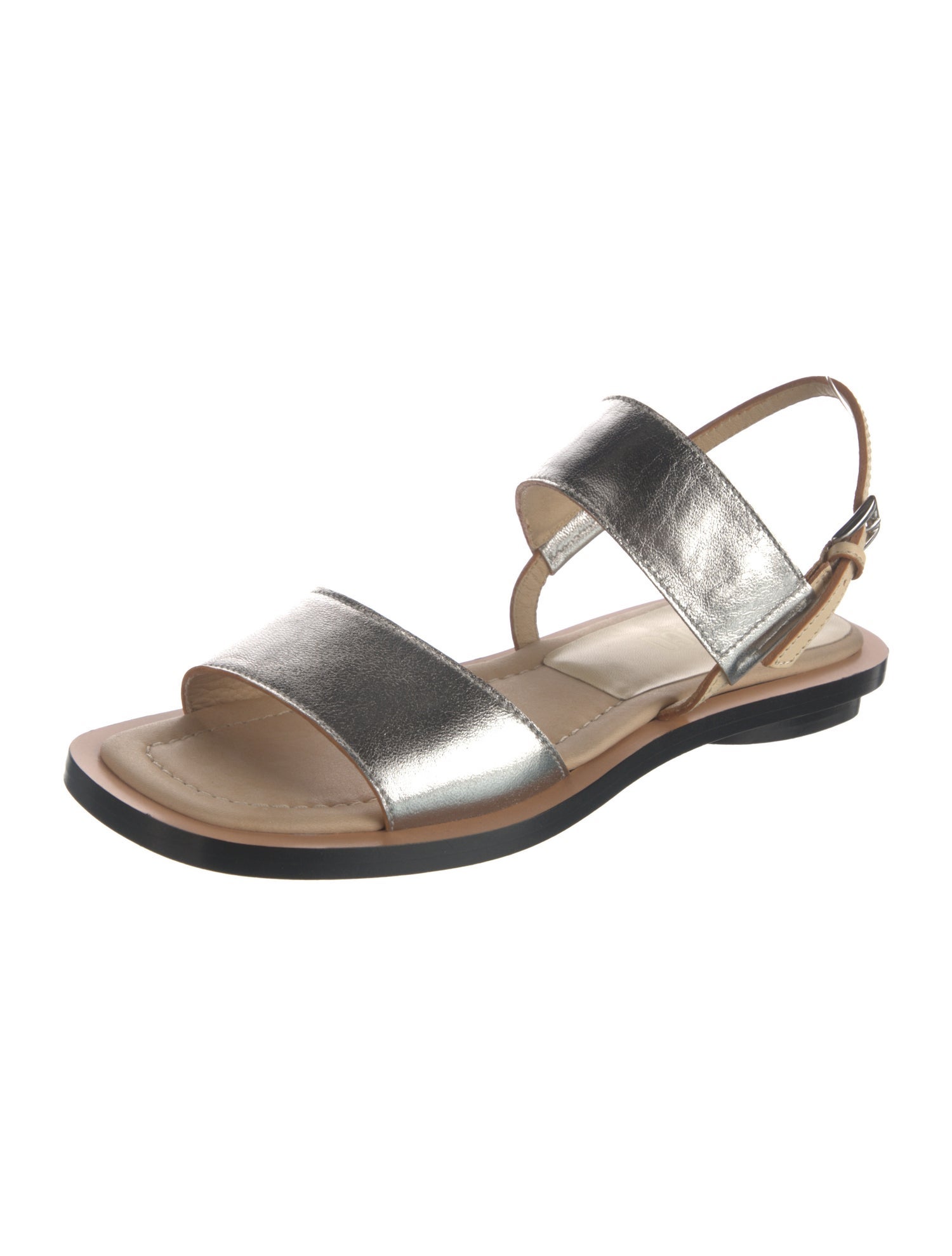 Labucq Leather Slingback Sandals