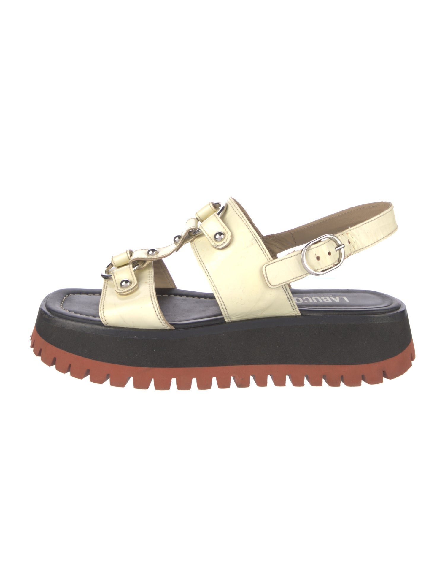 Labucq Leather Slingback Sandals