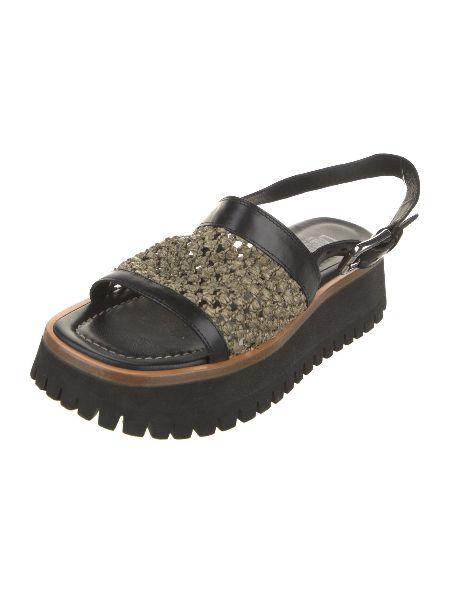 Labucq Leather Slingback Sandals