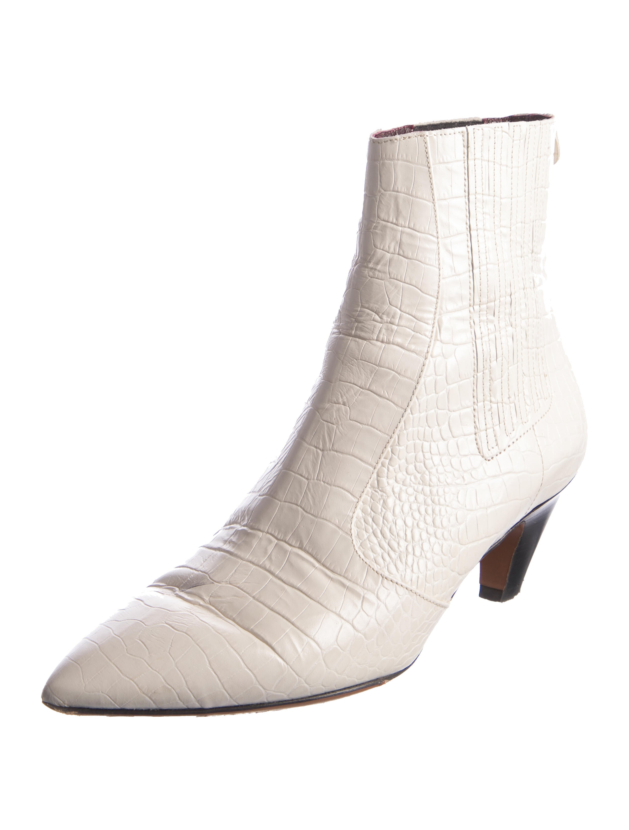 Labucq Leather Colorblock Pattern Western Boots