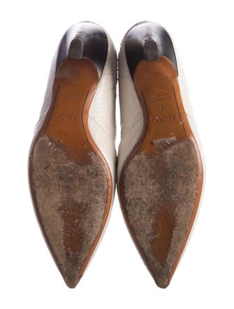 Labucq Leather Colorblock Pattern Western Boots