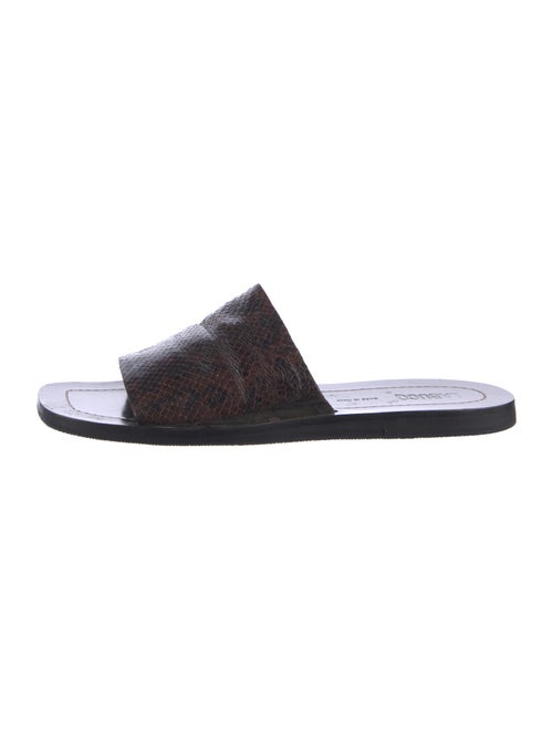 Labucq Snakeskin Slides