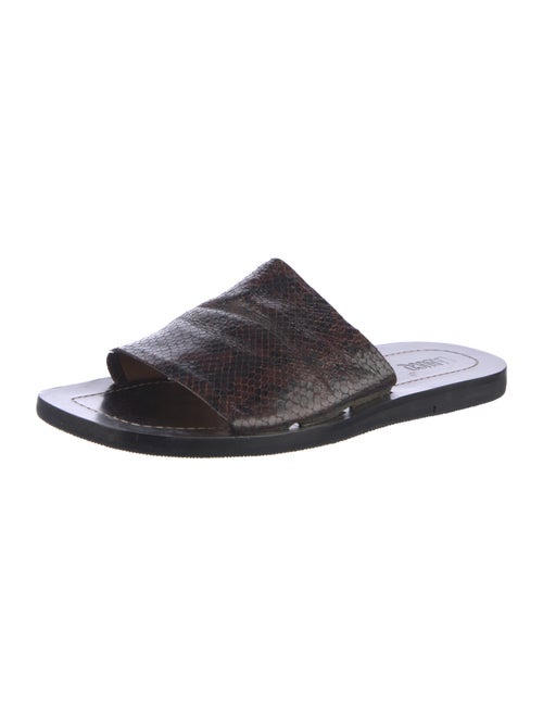 Labucq Snakeskin Slides