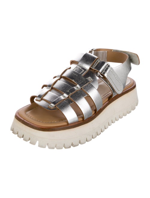 Labucq Leather Gladiator Sandals