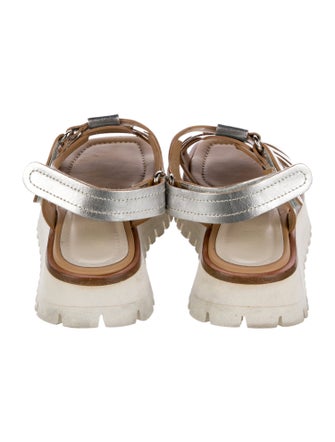 Labucq Leather Gladiator Sandals