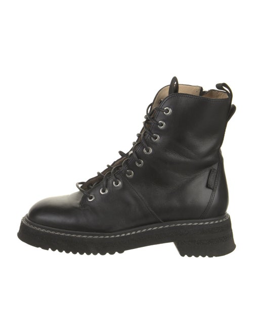 Labucq Leather Combat Boots