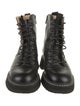 Labucq Leather Combat Boots