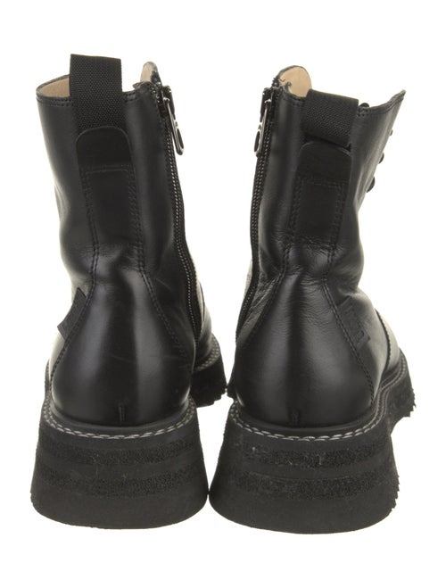 Labucq Leather Combat Boots