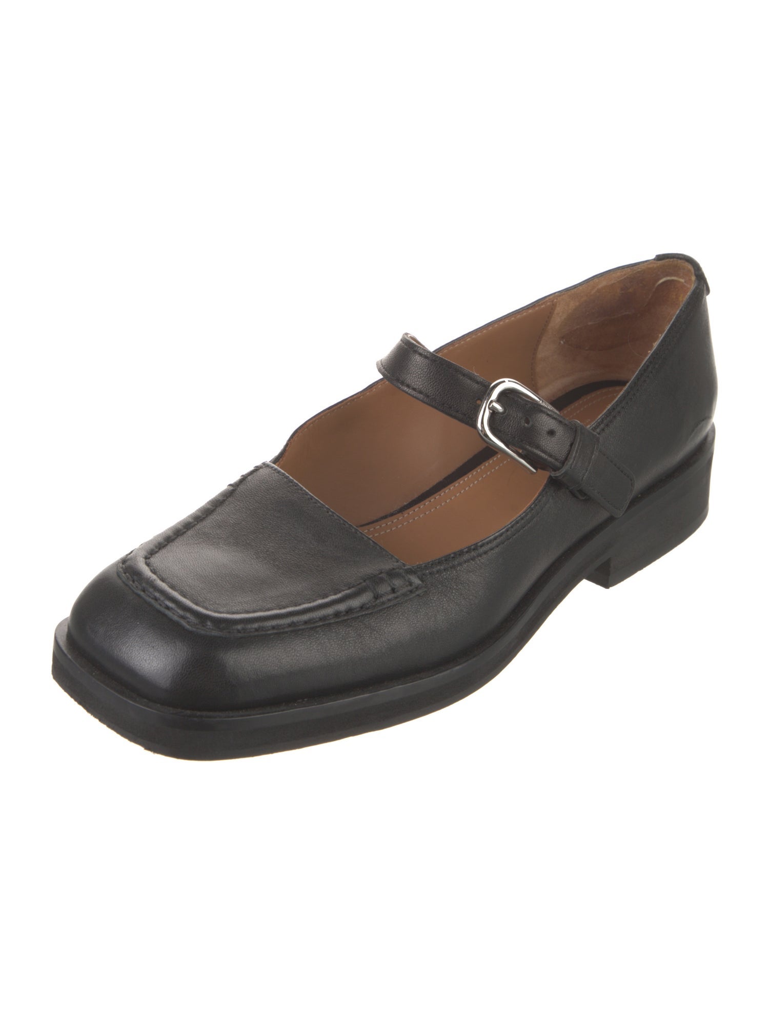 Labucq Leather Mary Jane Flats