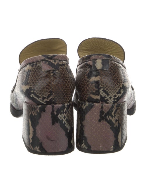 Labucq Leather Animal Print Mules