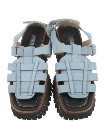 Labucq Leather Slingback Sandals