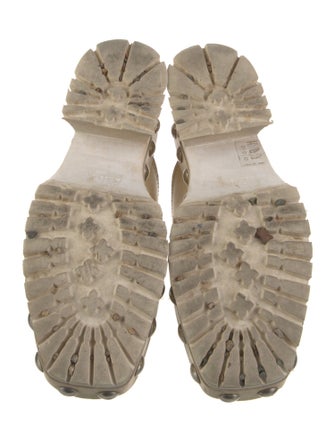 Labucq Leather Studded Accents Mules