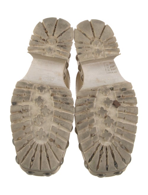 Labucq Leather Studded Accents Mules