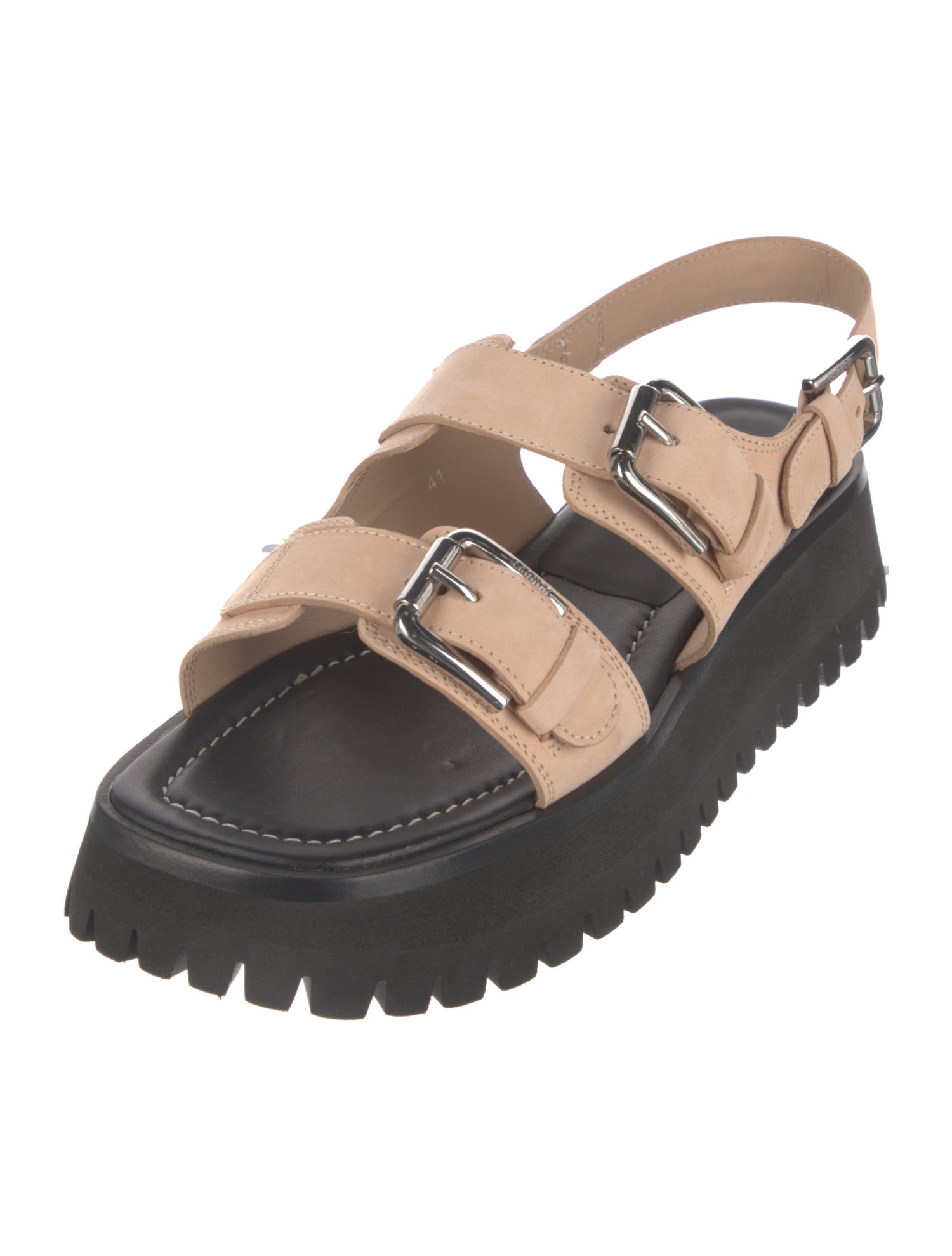 Labucq Leather Slingback Sandals w/ Tags