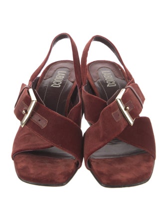 Labucq Suede Slingback Sandals