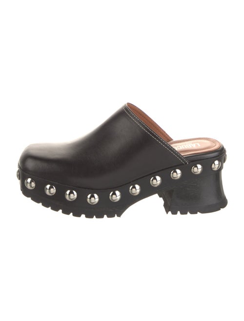 Labucq Leather Studded Accents Mules