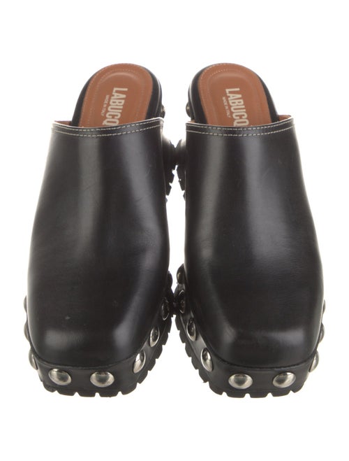 Labucq Leather Studded Accents Mules