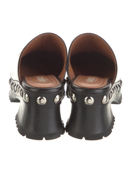 Labucq Leather Studded Accents Mules