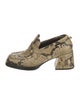 Labucq Python Animal Print Pumps
