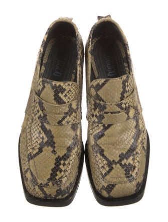 Labucq Python Animal Print Pumps