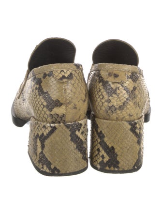 Labucq Python Animal Print Pumps