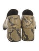 Labucq Python Animal Print Pumps