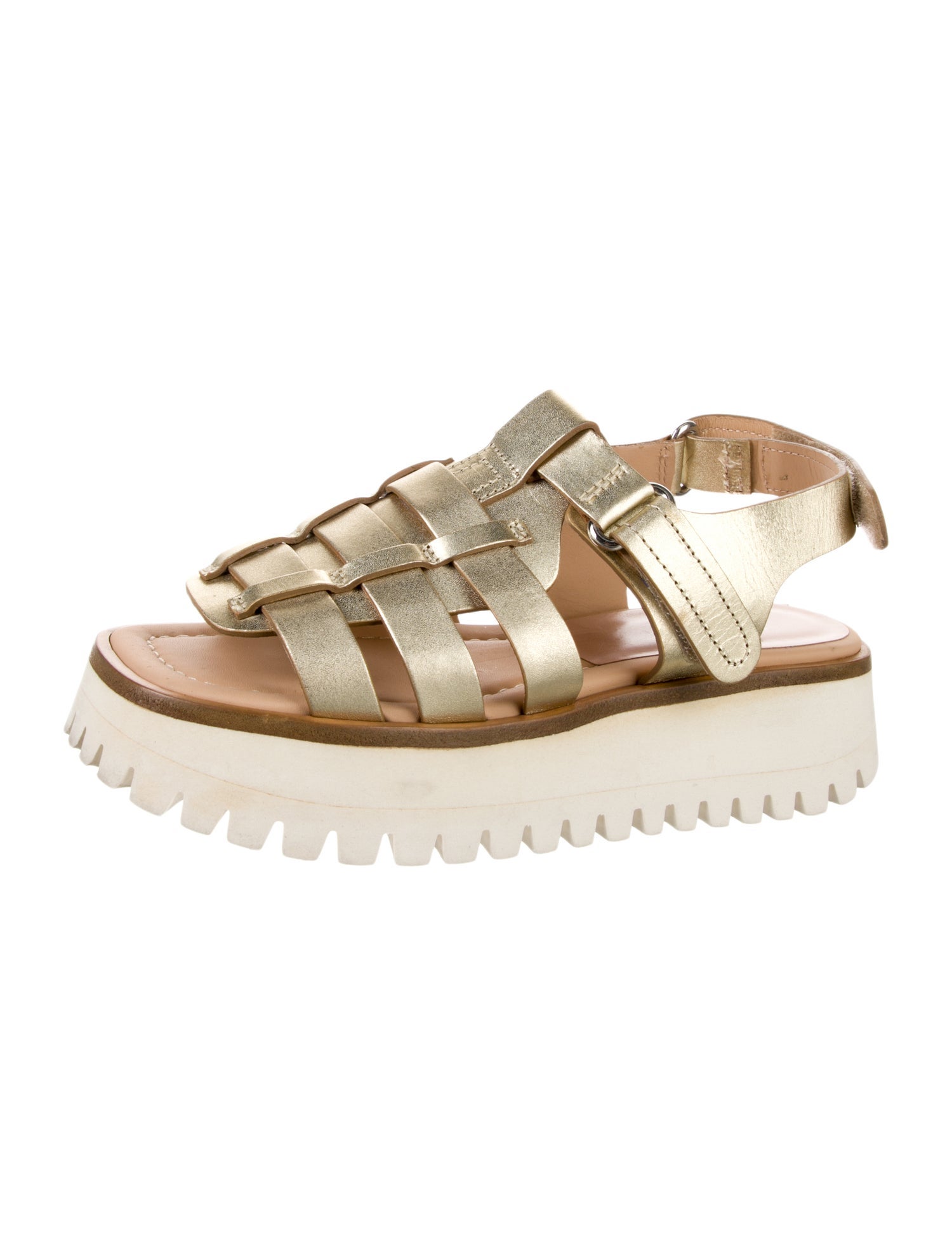 Labucq Leather Slingback Sandals