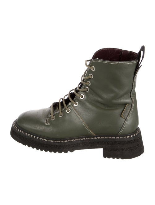 Labucq Leather Combat Boots