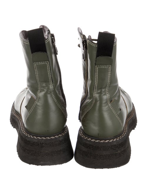 Labucq Leather Combat Boots